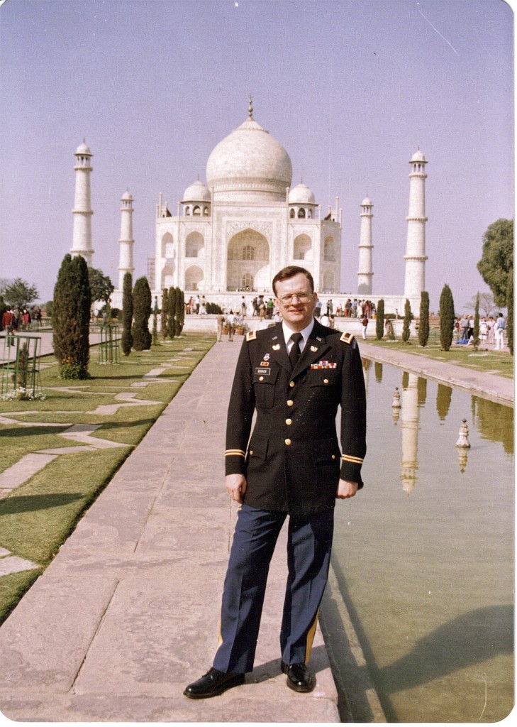 Charles Booker at the Taj Mahal